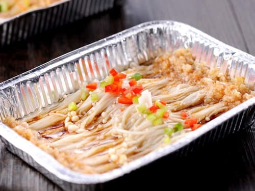 东平锡纸烤金针菇